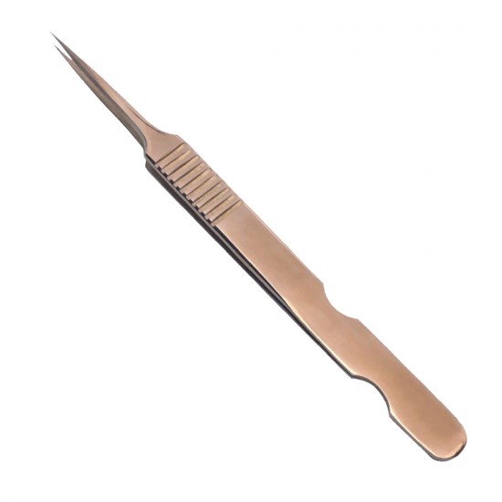 Rose Gold Plasma Coated Tweezers