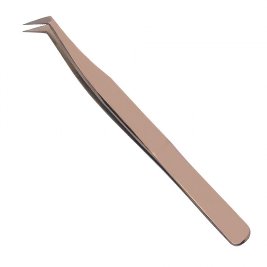 Rose Gold Plasma Coated Tweezers