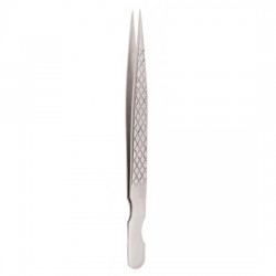 Diamond Print S-Type Eyelash Tweezer