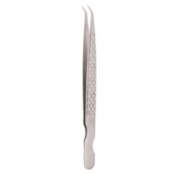 Diamond Print S-Type Eyelash Tweezer