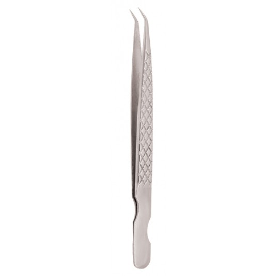 Diamond Print S-Type Eyelash Tweezer