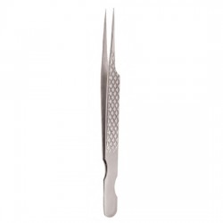 Diamond Print S-Type Eyelash Tweezer