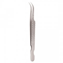 Diamond Print S-Type Eyelash Tweezer