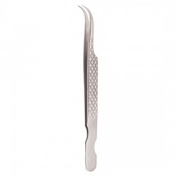 Diamond Print S-Type Eyelash Tweezer