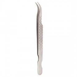 Diamond Print S-Type Eyelash Tweezer