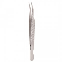 Diamond Print S-Type Eyelash Tweezer