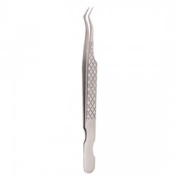 Diamond Print S-Type Eyelash Tweezer