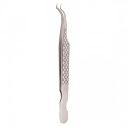 Diamond Print S-Type Eyelash Tweezer