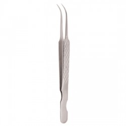 Diamond Print S-Type Eyelash Tweezer