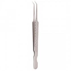 Diamond Print S-Type Eyelash Tweezer