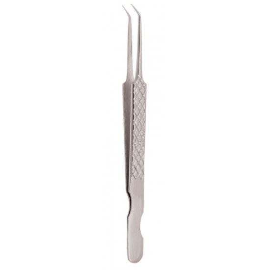 Diamond Print S-Type Eyelash Tweezer