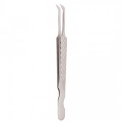 Diamond Print S-Type Eyelash Tweezer