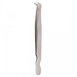 Diamond Print S-Type Eyelash Tweezer