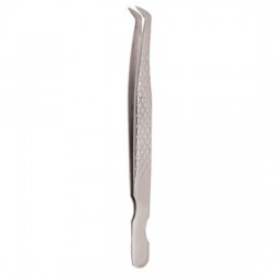 Diamond Print S-Type Eyelash Tweezer