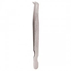 Diamond Print S-Type Eyelash Tweezer