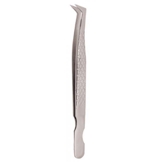 Diamond Print S-Type Eyelash Tweezer