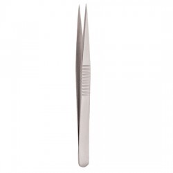 Serrated Handle Eyelash Tweezer