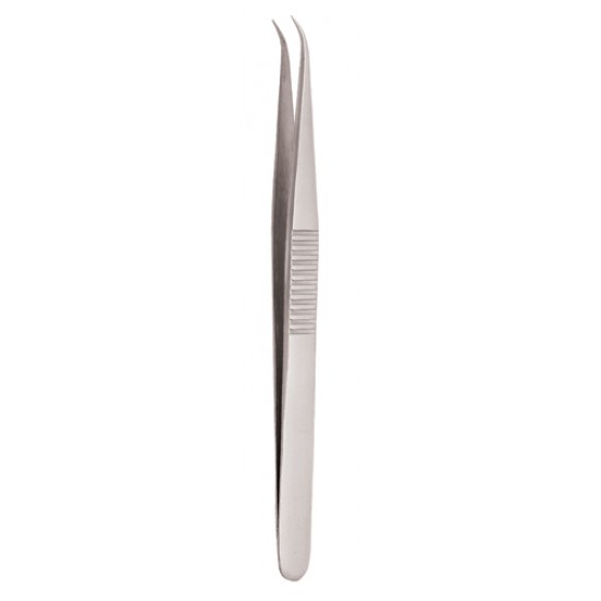 Serrated Handle Eyelash Tweezer