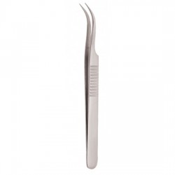 Serrated Handle Eyelash Tweezer