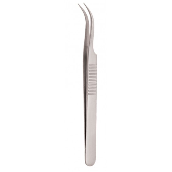 Serrated Handle Eyelash Tweezer