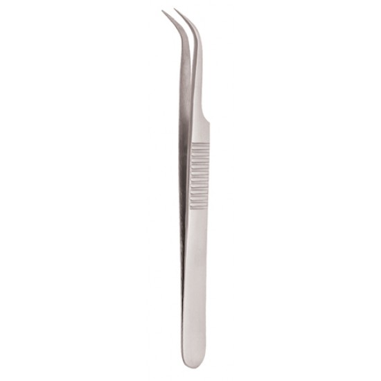 Serrated Handle Eyelash Tweezer