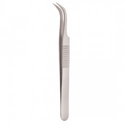 Serrated Handle Eyelash Tweezer