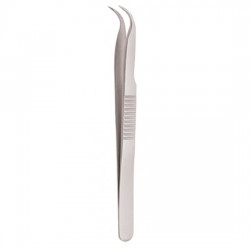 Serrated Handle Eyelash Tweezer