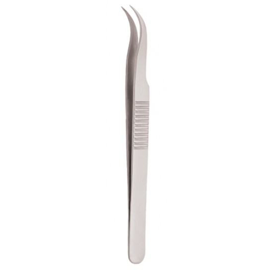 Serrated Handle Eyelash Tweezer