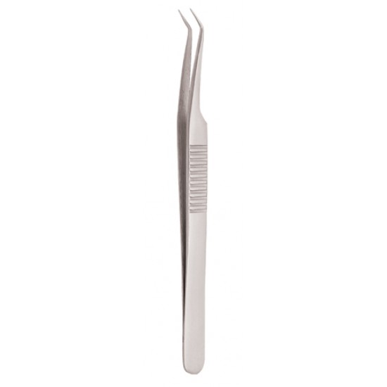 Serrated Handle Eyelash Tweezer