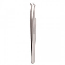 Serrated Handle Eyelash Tweezer