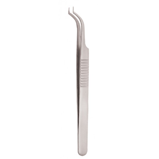 Serrated Handle Eyelash Tweezer