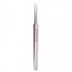 Serrated Handle Eyelash Tweezer