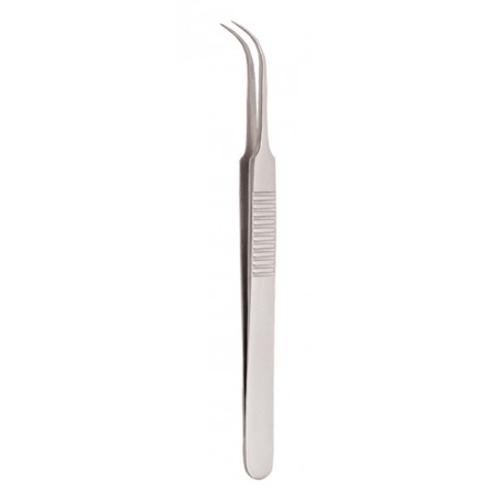 Serrated Handle Eyelash Tweezer