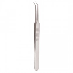 Serrated Handle Eyelash Tweezer