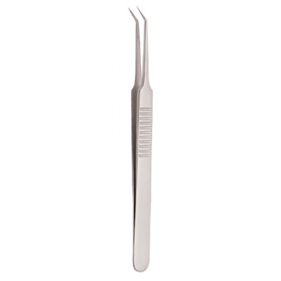 Serrated Handle Eyelash Tweezer