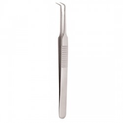 Serrated Handle Eyelash Tweezer