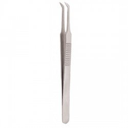 Serrated Handle Eyelash Tweezer