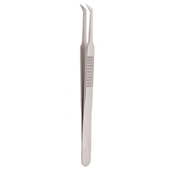 Serrated Handle Eyelash Tweezer