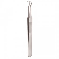 Serrated Handle Eyelash Tweezer