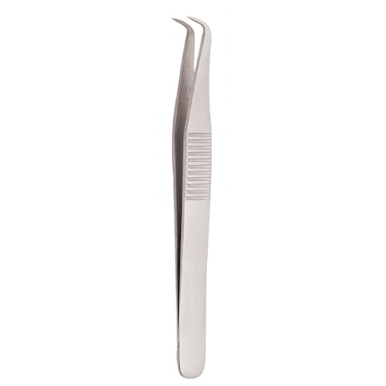 Serrated Handle Eyelash Tweezer