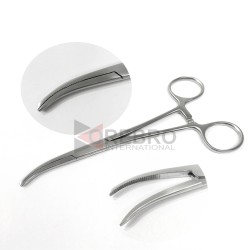 Hemostatic Forceps- Sideways Curved